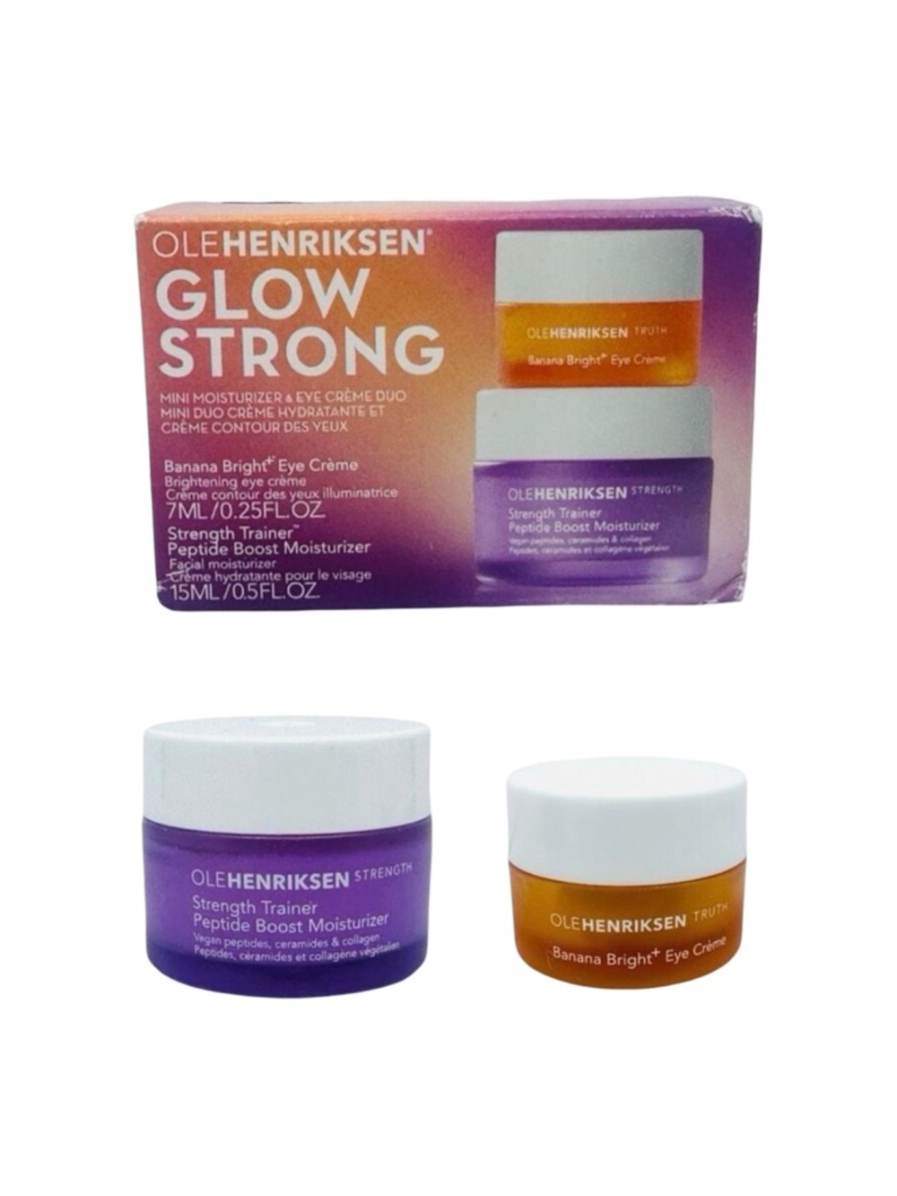 Olehenriksen Glow Strong Mini Moisturizer & Eye Cream Duo